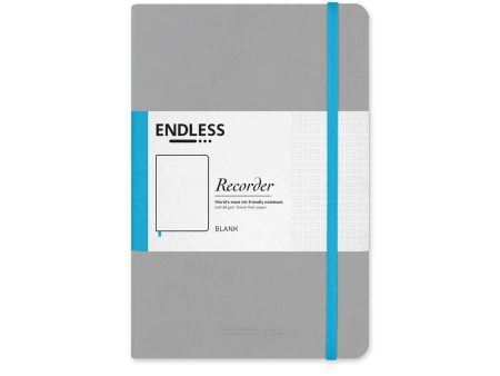 Endless Recorder Mountain Snow Regalia Notebook - A5, Plain Online now